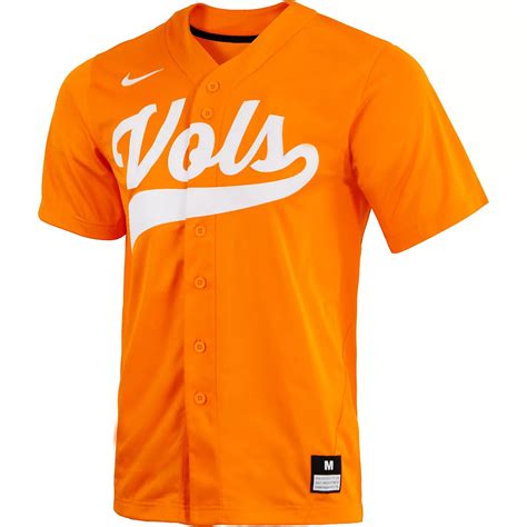 nike men's university of tennessee baseball replica jersey|tennessee vols baseball jersey.